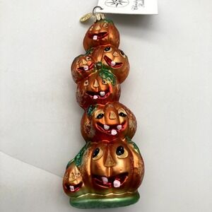 2000 Christopher Radko Stack O'Lanterns 6.5" Ornament 00-122-0